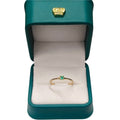 Anillo Oro 18K con Esmeralda Natural Colombiana - Colección Signature