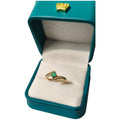 Anillo Oro 18K con Esmeralda Natural Colombiana - Colección Mystique